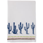 HiEnd Accents Cactus Border Printed Tea Towel, 5 Piece Set