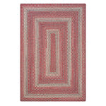 Homespice Decor 322647  20" x 30" Rectangular Terracotta Durable Braided Rug
