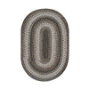 Homespice Decor 808226  2.5' x 9' Oval Titan Wool Braided Rug