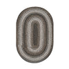 Homespice Decor 805225  6' x 9' Oval Titan Wool Braided Rug