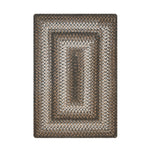 Homespice Decor 812223  3' x 5' Rectangular Titan Wool Braided Rug