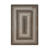 Homespice Decor 813220  4' x 6' Rectangular Titan Wool Braided Rug