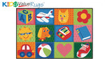 Carpet For Kids Toddler Fun Squares Rug