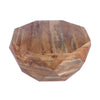 The Urban Port Diamond Shape Acacia Wood Coffee Table With Smooth Top, Natural Brown