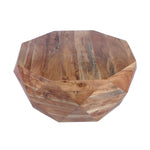 The Urban Port Diamond Shape Acacia Wood Coffee Table With Smooth Top, Natural Brown