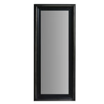 The Urban Port 67 `` Leaning Full Length Floor Mirror with Molded Wooden Framework, Brown