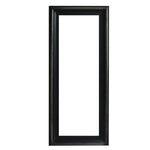 The Urban Port 67 `` Leaning Full Length Floor Mirror with Molded Wooden Framework, Brown