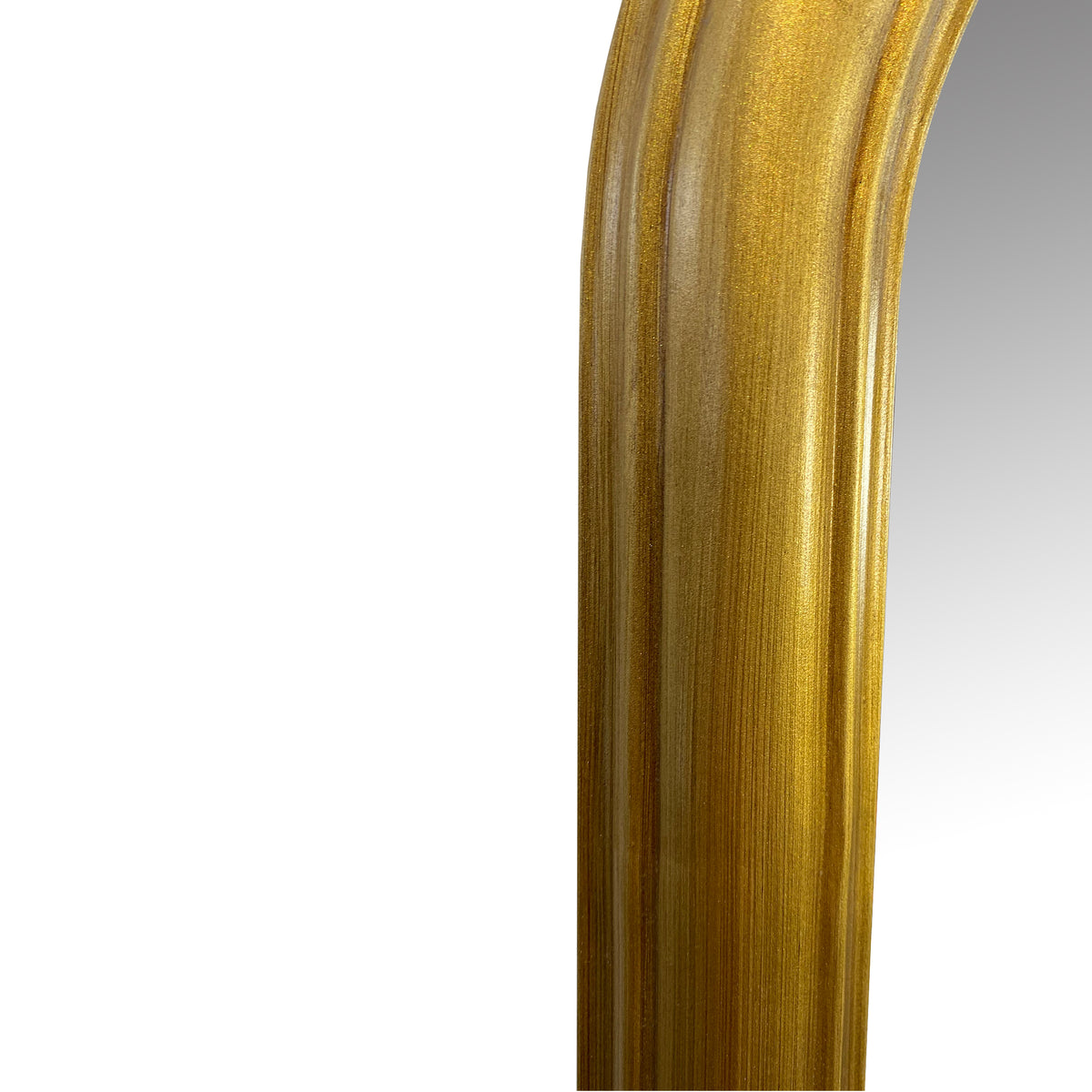 The Urban Port Arched Top Handcrafted Metal Encased Accent Wall Mirror ...