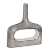 Sagebrook Home Ec, Silver/White Open Vase 13.5``