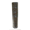 Sagebrook Home Hexagonal Vase, Antique Silver