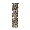 Sagebrook Home Ceramic Lipped Vase, Gold