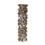 Sagebrook Home Ceramic Lipped Vase, Gold