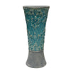 Sagebrook Home Ceramic Vase, Blue