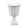 Sagebrook Home White Footed Urn Vase 13.75``
