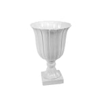 Sagebrook Home VC10479-03 11.75" White Footed Urn Vase