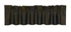 HiEnd Accents Suede Valance,Chocolate