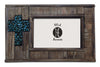 HiEnd Accents Wood w/Turquoise Rock Cross (EA)
