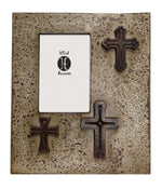 HiEnd Accents Distressed Tree Crosses Frame (EA)