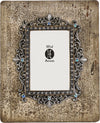 HiEnd Accents Silver and Rhinestone Distessed Frame