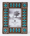 HiEnd Accents Turquoise Stones with Cross Frame