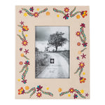 HiEnd Accents Frame with painted floral