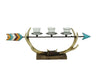 HiEnd Accents Longhorn/Arrow/Antler 3-Candle Holder