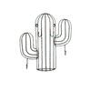 HiEnd Accents Cactus Wall Hanging with Hooks