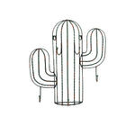 HiEnd Accents Cactus Wall Hanging with Hooks