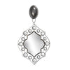 Sagebrook Home Hanging Silver Moroccan Mirror20.25``
