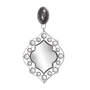 Sagebrook Home Hanging Silver Moroccan Mirror20.25``