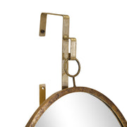 Sagebrook Home Gold Hanging Mirror, Oval