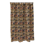 HiEnd Accents Running Horse Shower Curtain