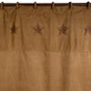 HiEnd Accents Luxury Star Shower Curtain