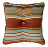 HiEnd Accents Striped Tufted Pillow