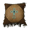 HiEnd Accents Embroidered Cross Pillow