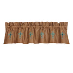 HiEnd Accents Las Cruses II Embroidered Valance