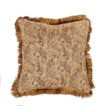 HiEnd Accents Small Paisley W/Fringe Light Tan