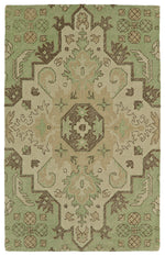 Kaleen Rugs Weathered Collection WTR02-50 Green Area Rug