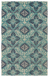 Kaleen Rugs Weathered Collection WTR03-91 Teal Area Rug