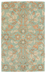 Kaleen Rugs Weathered Collection WTR04-78 Turquoise Area Rug