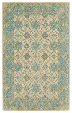 Kaleen Rugs Weathered Collection WTR06-91 Teal Area Rug