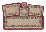Earth Rugs WW-390 Cranberries Wicker Weave Placemat