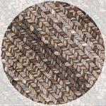 Homespice Decor 621672  10" x 10" Sample Wildwood Ultra Durable Braided Rug