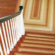 Homespice Decor 715067 6 x 9' Rectangular Winter Wheat Pure Comfort Braided Rug