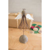 Kalalou H3647 Wire and Rock Angel with Clay Wings