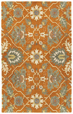 Kaleen Rugs Zocalo Collection ZOC01-89 Orange Area Rug