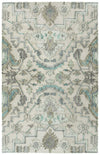 Kaleen Rugs Zocalo Collection ZOC03-77 Silver Area Rug