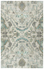 Kaleen Rugs Zocalo Collection ZOC03-77 Silver Area Rug