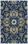 Kaleen Rugs Zocalo Collection ZOC04-22 Navy Area Rug