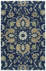 Kaleen Rugs Zocalo Collection ZOC04-22 Navy Area Rug